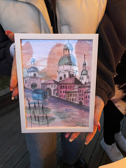 Barbeque & Art - painting class in Iceland