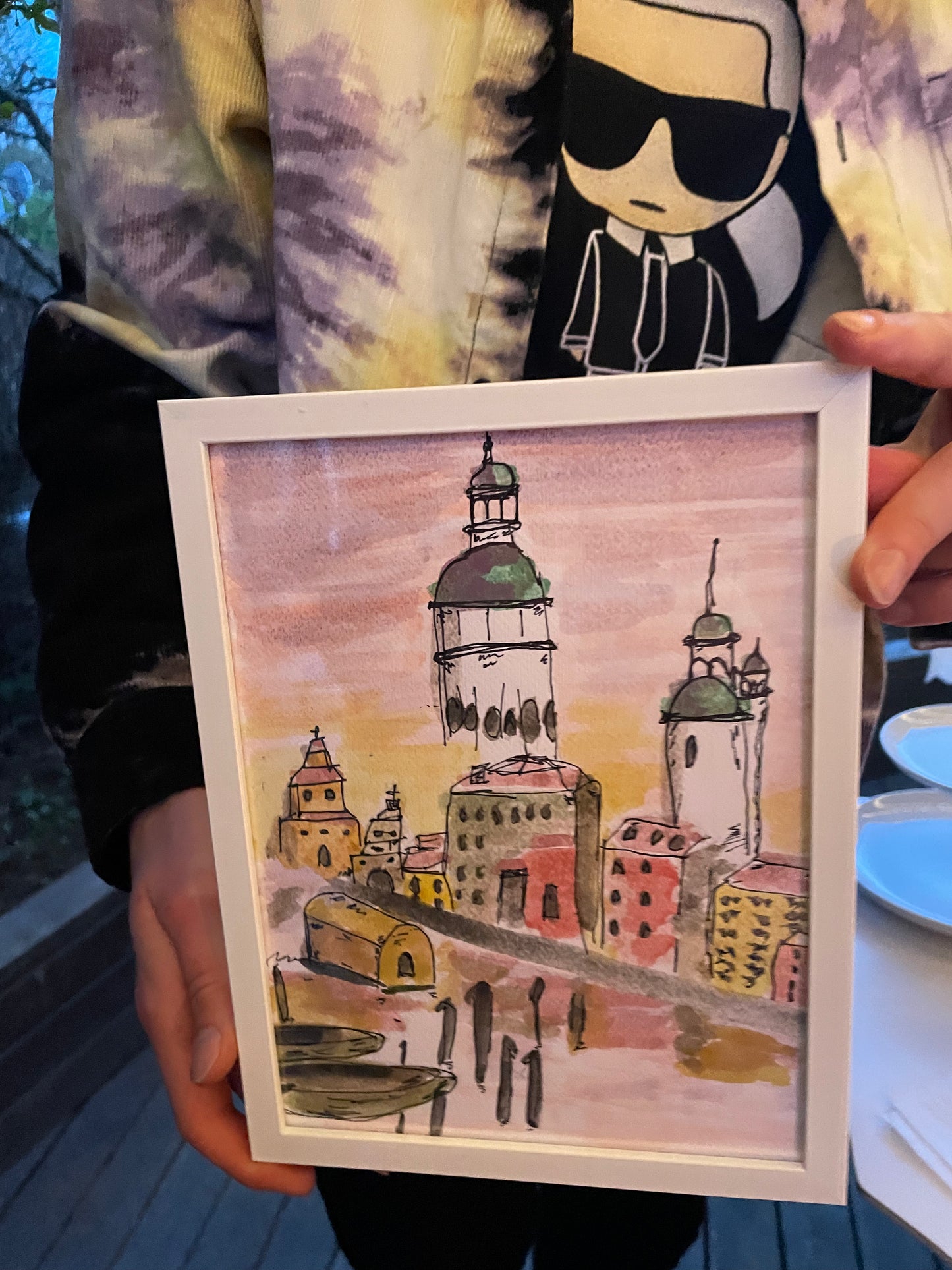 Barbeque & Art - painting class in Iceland